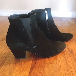 Aquatalia suede waterproof booties